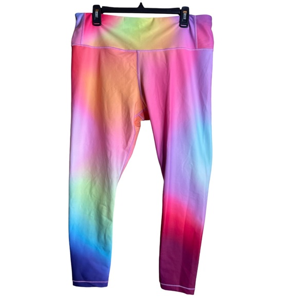 Athleta Love Proudly 7/8 Tight Rainbow Legging XL - Picture 1 of 6